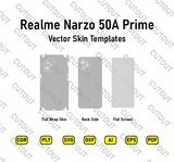 ​Archivos de corte de piel vectorial Realme Narzo 50A Prime