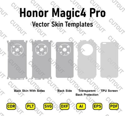 Honor Magic4 Pro Vector Skin Cut Files