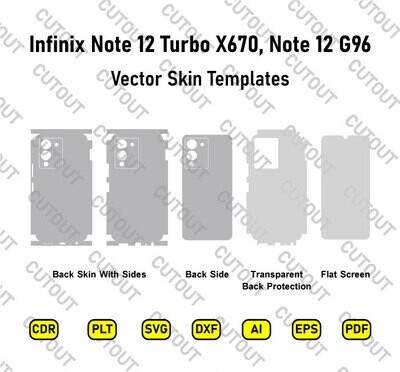 Infinix Note 12 Turbo/Infinix Note 12 G96 Vector Skin Cut Files