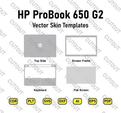 ​HP ProBook 650 G2 Vector Skin Cut-Dateien