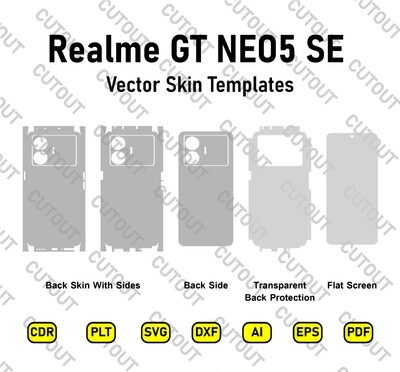 Realme GT NEO5 SE Vector Skin Cut Files