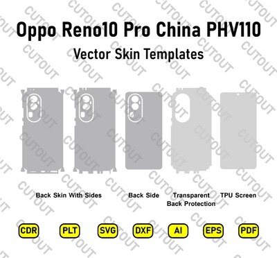 Oppo Reno10 Pro China PHV110 Vector Skin Cut Files