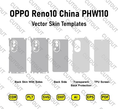 Oppo Reno10 China PHW110 Vector Skin Cut Files