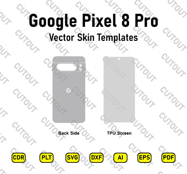 Google Pixel 8 Pro Vector Skin Cut Files