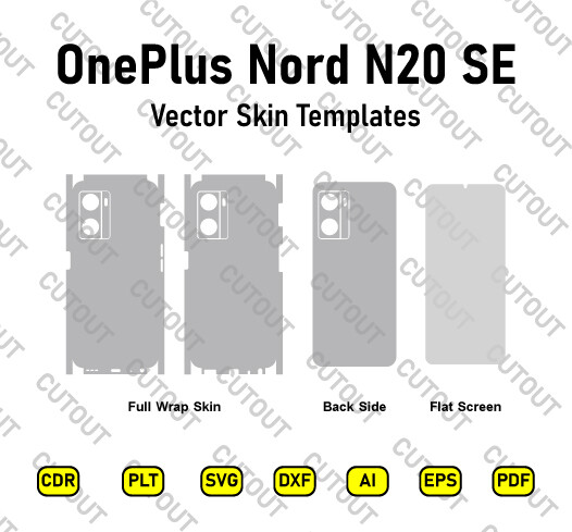 OnePlus Nord N20 SE Vector Skin Cut Files