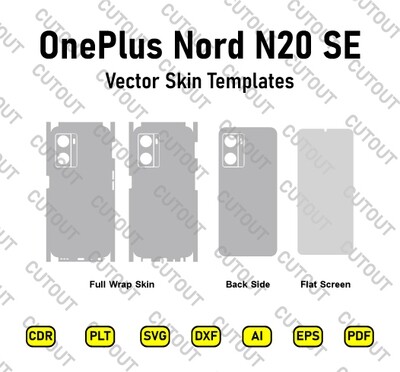 OnePlus Nord N20 SE Vector Skin Cut-Dateien