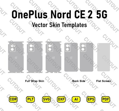 OnePlus Nord CE 2 5G Vector Skin Cut Files