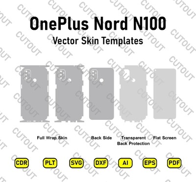 OnePlus Nord N100 vector Skin Cut Files