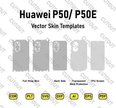 Huawei P50 / Huawei P50E Vector Skin Cut-Dateien