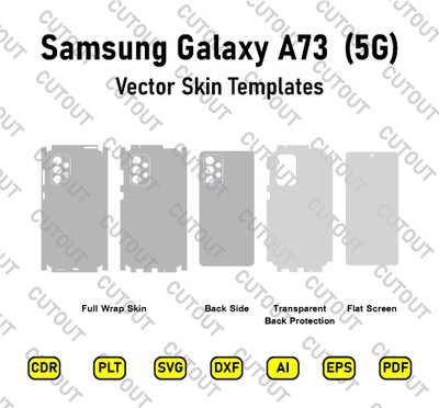Samsung Galaxy A73 5G Vector Skin Cut Files