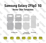 Samsung Galaxy Z Flip3 5G Vector Skin Cut Files