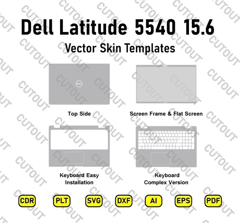 Dell Latitude 5540 15.6 Vector Skin Cut Files