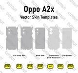 Oppo A2x Vector Skin Cut Files