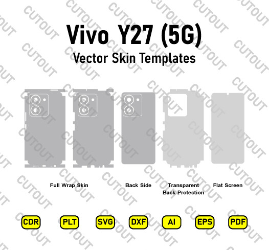 Vivo Y27 5G Vector Skin Cut Files