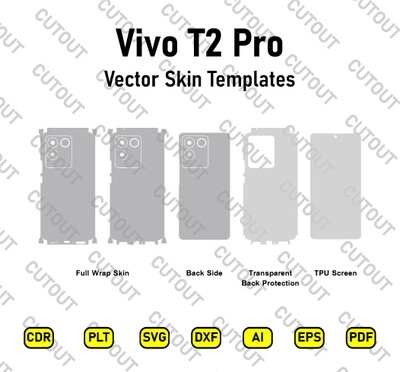 Vivo T2 Pro Vector Skin Cut Files