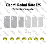 Archivos de corte de piel vectorial Xiaomi Redmi Note 12S