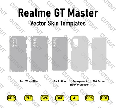 Realme GT Master Vector Skin Cut Files