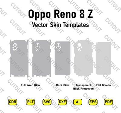 Oppo Reno8 Z Vector Skin Cut Files