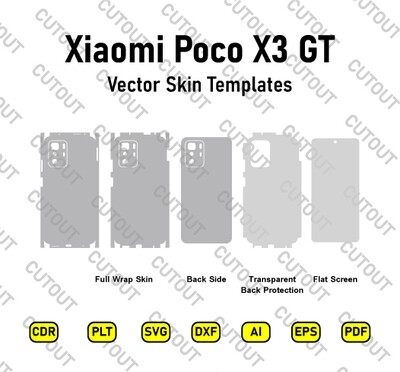 Xiaomi Poco X3 GT Vector Skin Cut Files