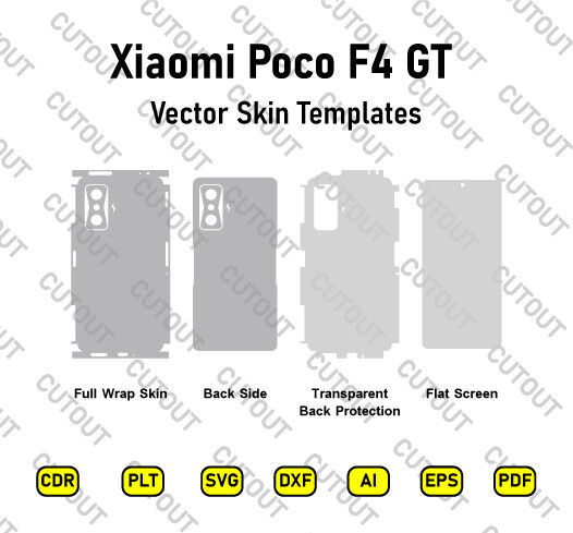 Xiaomi Poco F4 GT Vector Skin Cut Files