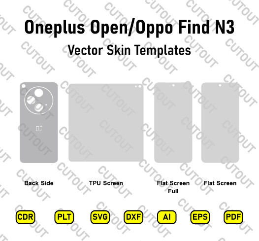 Oneplus Open/Oppo Find N3 Vector Skin Cut Files