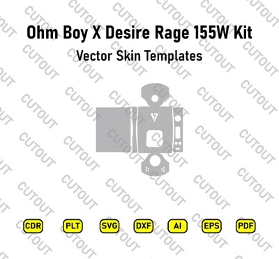 ​Ohm Boy X Desire Rage 155W Vektor-Skin-Cut-Dateien