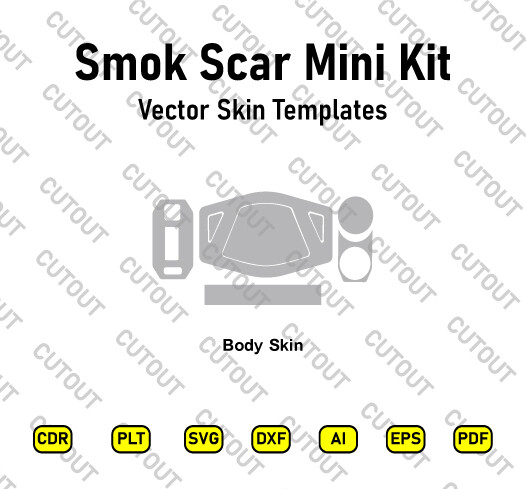 Smok Scar Mini Kit Vector Skin Cut Files