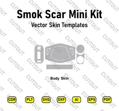 Smok Scar Mini Kit Vektor-Hautschnittdateien