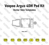 ​Archivos de corte de piel vectorial del kit de cápsulas Voopoo Argus 40W Pod Kit