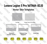 ​Archivos de corte de piel vectorial Lenovo Legion 5 Pro 16ITH6H (82JD)