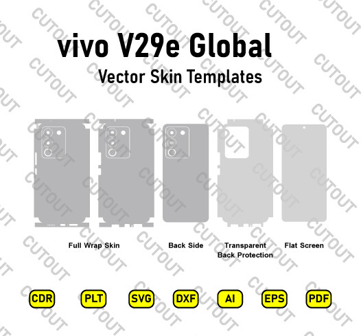 vivo V29e Global Vector Skin Cut Files