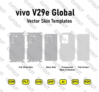 ​Vivo V29e Global Vector Skin Cut-Dateien