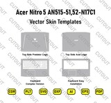 ​Acer Nitro 5 AN515-51,52 (N17C1) Vector Skin Cut-Dateien