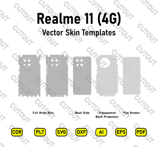 Realme 11 4G Vector Skin Cut Files