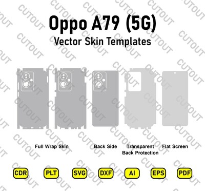 Oppo A79 5G Vector Skin Cut Files