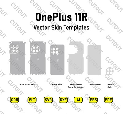 ​OnePlus 11R Vector Skin Cut-Dateien