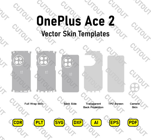 OnePlus Ace 2 Vector Skin Cut Files