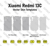 Xiaomi Redmi 13C Vector Skin Cut Files