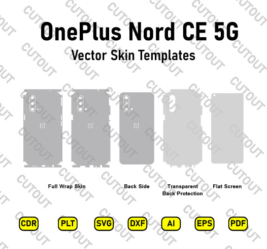 OnePlus Nord CE 5G Vector Skin Cut Files