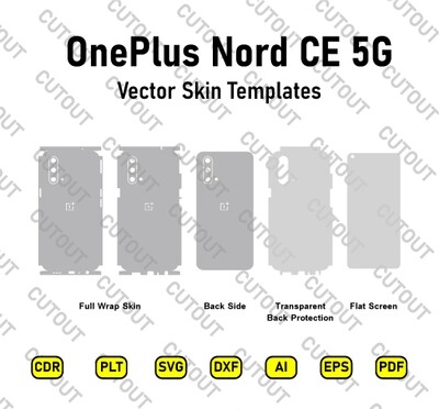 OnePlus Nord CE 5G Vector Skin Cut Files