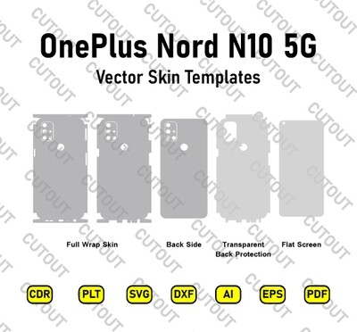 ​OnePlus Nord N10 5G Vector Skin Cut-Dateien