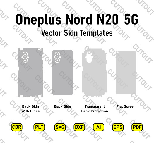 Oneplus Nord N20 5G Vector Skin Cut Files