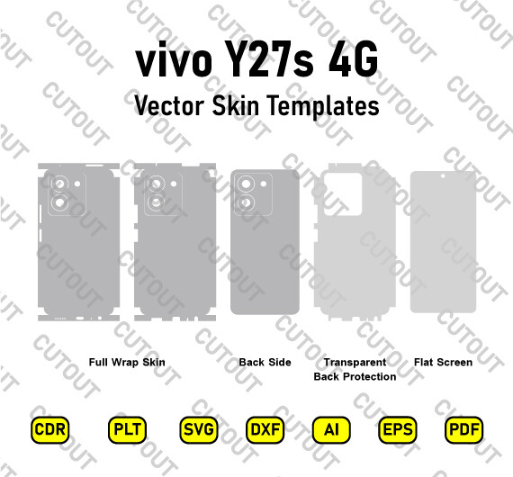 vivo Y27s 4G Vector Skin Cut Files