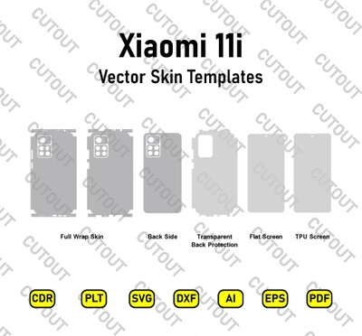 Xiaomi 11i Vector Skin Cut Files