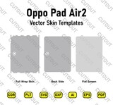 ​Archivos de corte de piel vectorial de Oppo Pad Air2