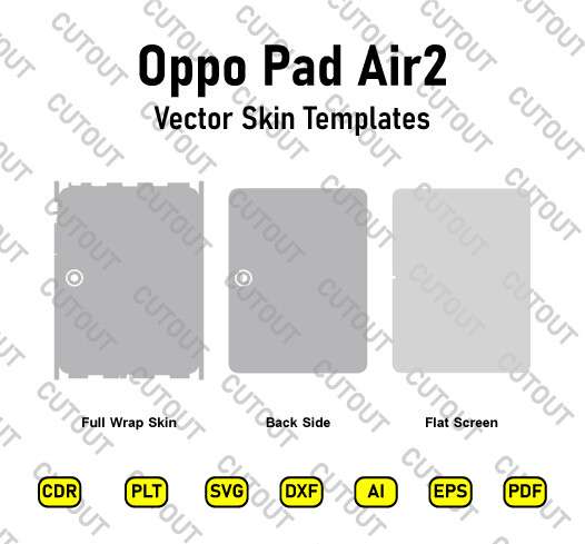 Oppo Pad Air2 Vector Skin Cut Files