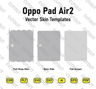 Oppo Pad Air2 Vector Skin Cut Files