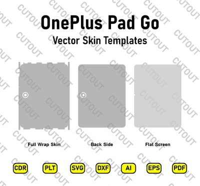 OnePlus Pad Go Vector Skin Cut Files