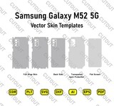 Archivos de corte de piel vectorial Samsung Galaxy M52 5G