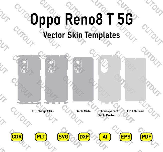 Oppo Reno8 T 5G Vector Skin Cut Files